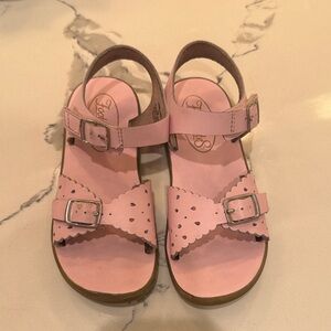 Footmates 12 Pink Ariel Sandals Velcro